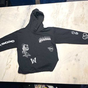 Official Man Black Skeleton Hoodie